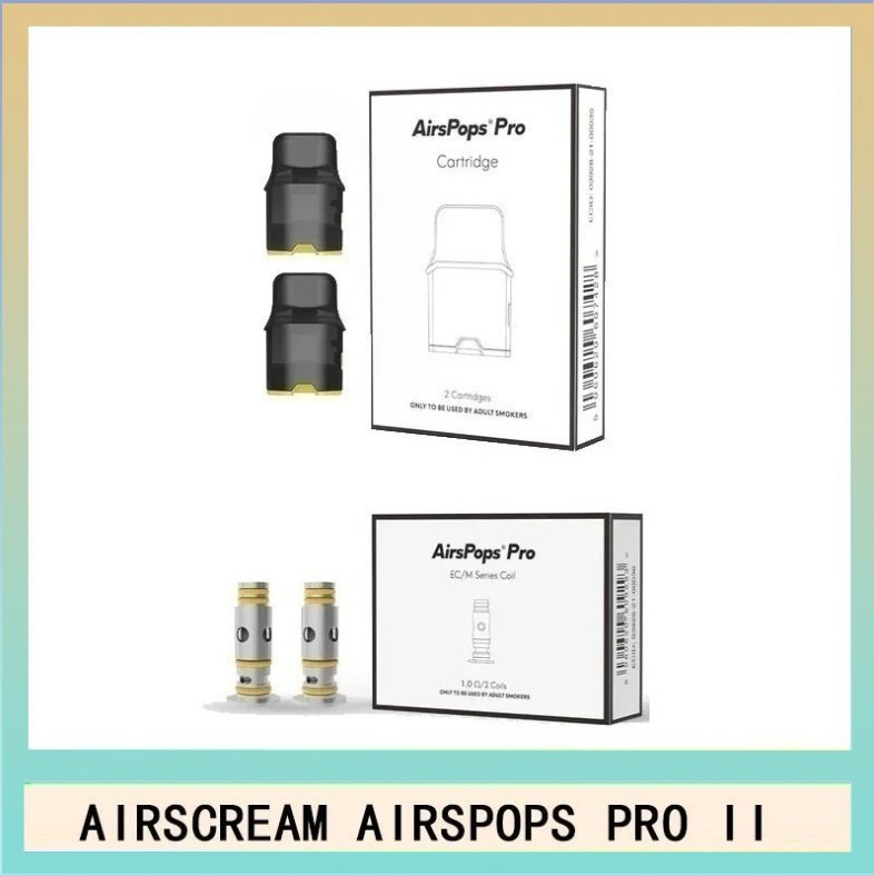 AIRSCREAM AIRSPOPS PRO II氣泡2代煙彈空倉霧化芯成品芯